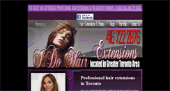 Desktop Screenshot of idohairextensions.com
